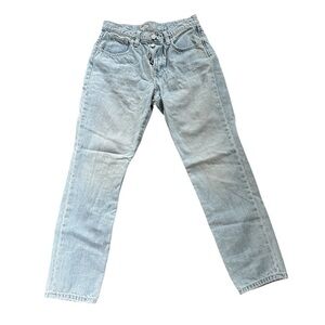 Old Navy Girls Jeans size 14, adjustable waist, straight, hi rise, button front